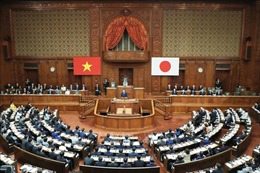 Chủ tịch nước Võ Văn Thưởng phát biểu trước Quốc hội Nhật Bản