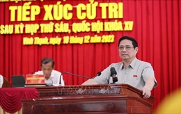 Thủ tướng Phạm Minh Chính tiếp xúc cử tri huyện Vĩnh Thạnh, Cần Thơ