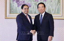 Thủ tướng Phạm Minh Chính hội kiến Chủ tịch Hạ viện Nhật Bản