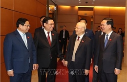 Tổng Bí thư Nguyễn Phú Trọng dự Kỳ họp bất thường lần thứ 5, Quốc hội khóa XV