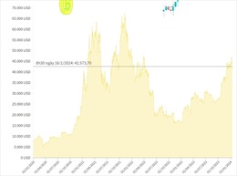 Giá Bitcoin giao dịch quanh mức 42.600 USD/BTC