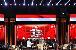 Khép lại cuộc tranh luận cuối cùng trước ngày bầu cử tổng thống Indonesia