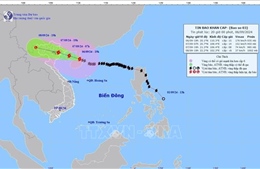 Tâm bão số 3 cách Quảng Ninh khoảng 360 km, đề phòng dông, tố, lốc và gió giật mạnh đêm 6/9 