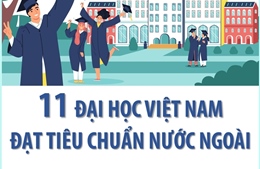 Việt Nam có 11 trường đại học đạt tiêu chuẩn nước ngoài