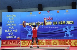 Khai mạc Giải vô địch cử tạ quốc gia năm 2024