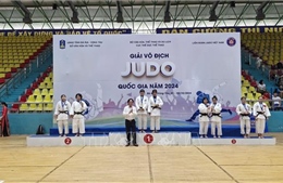 Trên 300 vận động viên tranh tài tại Giải vô địch Judo Quốc gia 2024