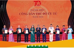 Hà Nội vinh danh 10 Công dân Thủ đô ưu tú năm 2024