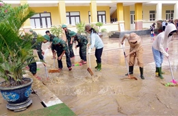 Vùng lũ Quảng Bình đảm bảo dạy, học trở lại trong thời gian sớm nhất