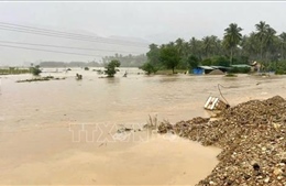 Mưa lớn ở huyện An Lão gây ngập 14 điểm, giao thông chia cắt