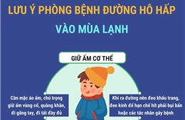 Lưu ý phòng bệnh đường hô hấp vào mùa lạnh