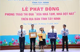 Tây Ninh chung sức hỗ trợ xóa nhà tạm, nhà dột nát