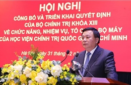 Học viện Chính trị quốc gia Hồ Chí Minh triển khai Quyết định của Bộ Chính trị về tổ chức bộ máy mới