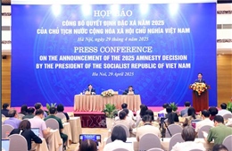 8.056 người được đặc xá năm 2025