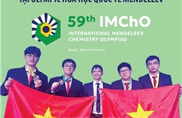 Cả 4 học sinh Việt Nam đều giành huy chương tại Olympic Hóa học Quốc tế Mendeleev