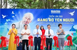 Báo Nhân Dân khai mạc triển lãm và ra mắt ấn phẩm đặc biệt kỷ niệm 135 năm Ngày sinh Chủ tịch Hồ Chí Minh