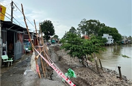 Liên tiếp xảy ra sạt lở bờ sông, kênh rạch tại An Giang 