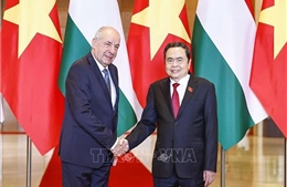 Chủ tịch Quốc hội Trần Thanh Mẫn hội kiến Tổng thống Hungary