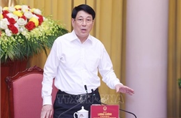 Chủ tịch nước làm việc với Tỉnh ủy Hưng Yên và Tỉnh ủy Thái Bình về việc thực hiện Nghị quyết Hội nghị Trung ương 11, khóa XIII
