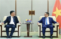 Thủ tướng làm việc với các doanh nghiệp hàng đầu Trung Quốc trong lĩnh vực phát triển hạ tầng