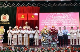 Công an Hưng Yên ra mắt 104 Công an phường, xã sau sáp nhập