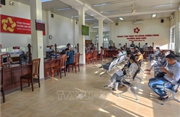 Không khí làm việc khẩn trương, nghiêm túc, nhịp nhàng