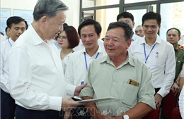 Tổng Bí thư Tô Lâm kiểm tra hoạt động của chính quyền địa phương hai cấp tại Hà Nội