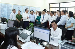 Tổng Bí thư Tô Lâm kiểm tra hoạt động chính quyền địa phương hai cấp tại Hà Nội