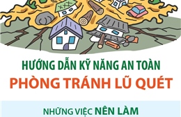 Hướng dẫn kỹ năng an toàn phòng tránh lũ quét
