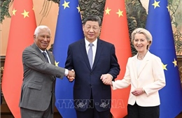 Lãnh đạo Trung Quốc, EU cam kết thúc đẩy chủ nghĩa đa phương