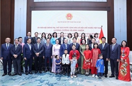 Chủ tịch nước gặp mặt cán bộ Đại sứ quán và cộng đồng người Việt Nam tại Ai Cập    