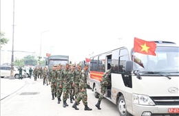 Đoàn Quân đội Campuchia sang Việt Nam tham gia nhiệm vụ A80