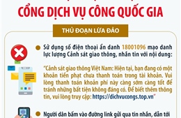 Thủ đoạn lừa đảo qua cổng dịch vụ công quốc gia và khuyến cáo người dân