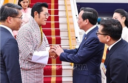Quốc vương Bhutan và Hoàng hậu bắt đầu thăm cấp Nhà nước tới Việt Nam