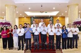 Chủ tịch Quốc hội Trần Thanh Mẫn làm việc với Ban Thường vụ Tỉnh ủy Lạng Sơn