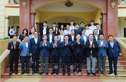 Lãnh đạo tỉnh Ninh Bình làm việc với Hiệp hội doanh nghiệp vừa và nhỏ Hàn Quốc