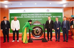 Công ty CP sản xuất, thương mại và dịch vụ ô tô PTM khai trương giao dịch trên sàn UPCoM