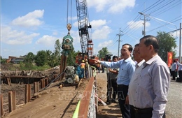 Đồng Tháp khởi công đoạn đường kết nối vùng biển Gò Công