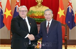 Tổng Bí thư Tô Lâm tiếp Chủ tịch Quốc hội New Zealand Gerry Brownlee