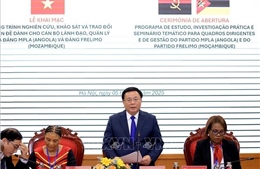 Khảo sát, trao đổi chuyên đề dành cho cán bộ lãnh đạo, quản lý của Angola, Mozambique