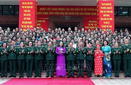 Tuyên dương điển hình tiên tiến trong phụ nữ Quân đội giai đoạn 2020 - 2025