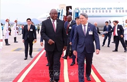 Tổng thống Nam Phi Matamela Cyril Ramaphosa bắt đầu thăm cấp Nhà nước đến Việt Nam