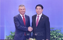 Chủ tịch nước Lương Cường tiếp đồng Bộ trưởng về Ngoại giao và Thương mại Australia