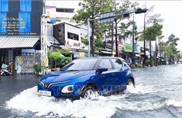 Triều cường dâng cao, gây ngập nặng nhiều nơi ở Cà Mau