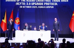 ASEAN - Trung Quốc ký kết Nghị định thư nâng cấp Hiệp định thương mại tự do