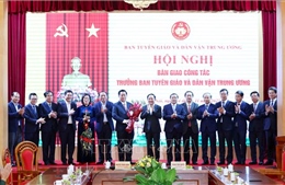 Hội nghị bàn giao công tác Trưởng ban Tuyên giáo và Dân vận Trung ương