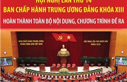 Hội nghị lần thứ 14 Ban Chấp hành Trung ương Đảng khóa XIII hoàn thành toàn bộ nội dung, chương trình đề ra