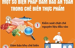 Một số biện pháp đảm bảo an toàn trong chế biến thực phẩm