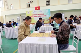 Gần 100 kỳ thủ tranh tài tại Giải cờ tướng tỉnh Ninh Bình 2025