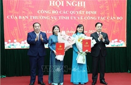 Tỉnh ủy Sơn La công bố các quyết định về công tác cán bộ 