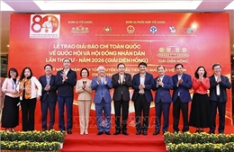 Chủ tịch Quốc hội Trần Thanh Mẫn dự chương trình tổng duyệt Lễ trao Giải Diên Hồng lần thứ tư